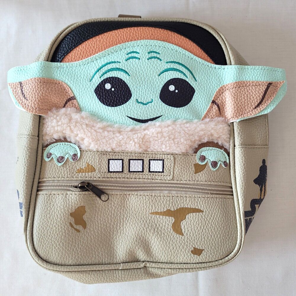 Star Wars Grogu Baby Yoda Mini Backpack Mandalorian Cosplay Bag NWT